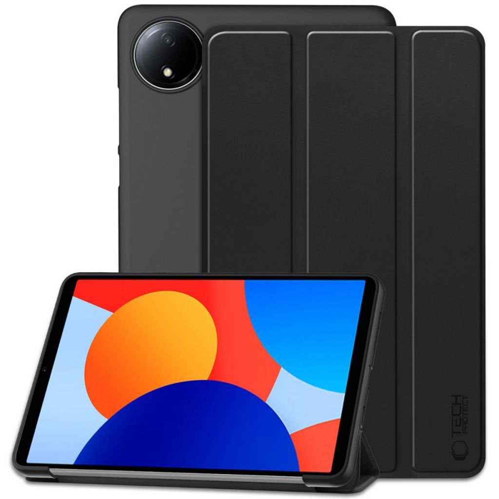 Tech-Protect SmartCase Flip Cover til Xiaomi Redmi Pad SE 8.7" - Sort