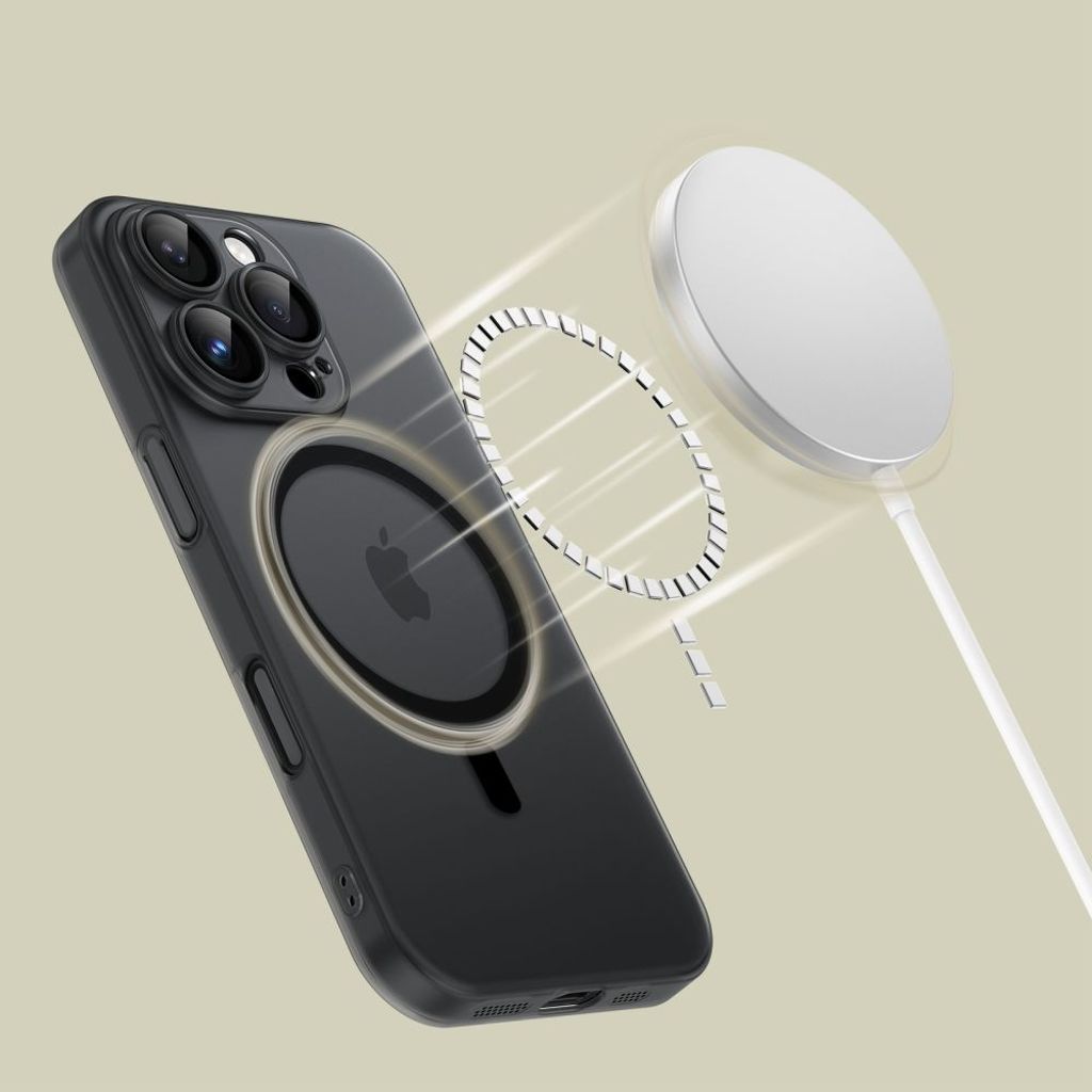 Tech-Protect MagSlim MagSafe Case for iPhone 16 Pro Max - Semi Transparent