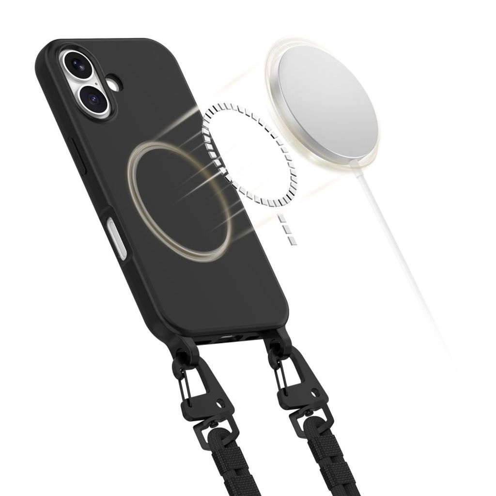 Tech-Protect MagNecklace MagSafe Case for iPhone 16 - Black
