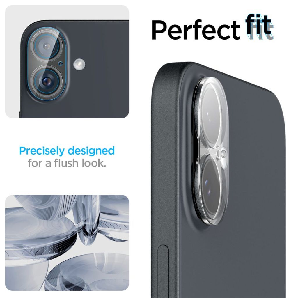Spigen Optik Glas.tR Linssinsuoja iPhone 16/16 Plus