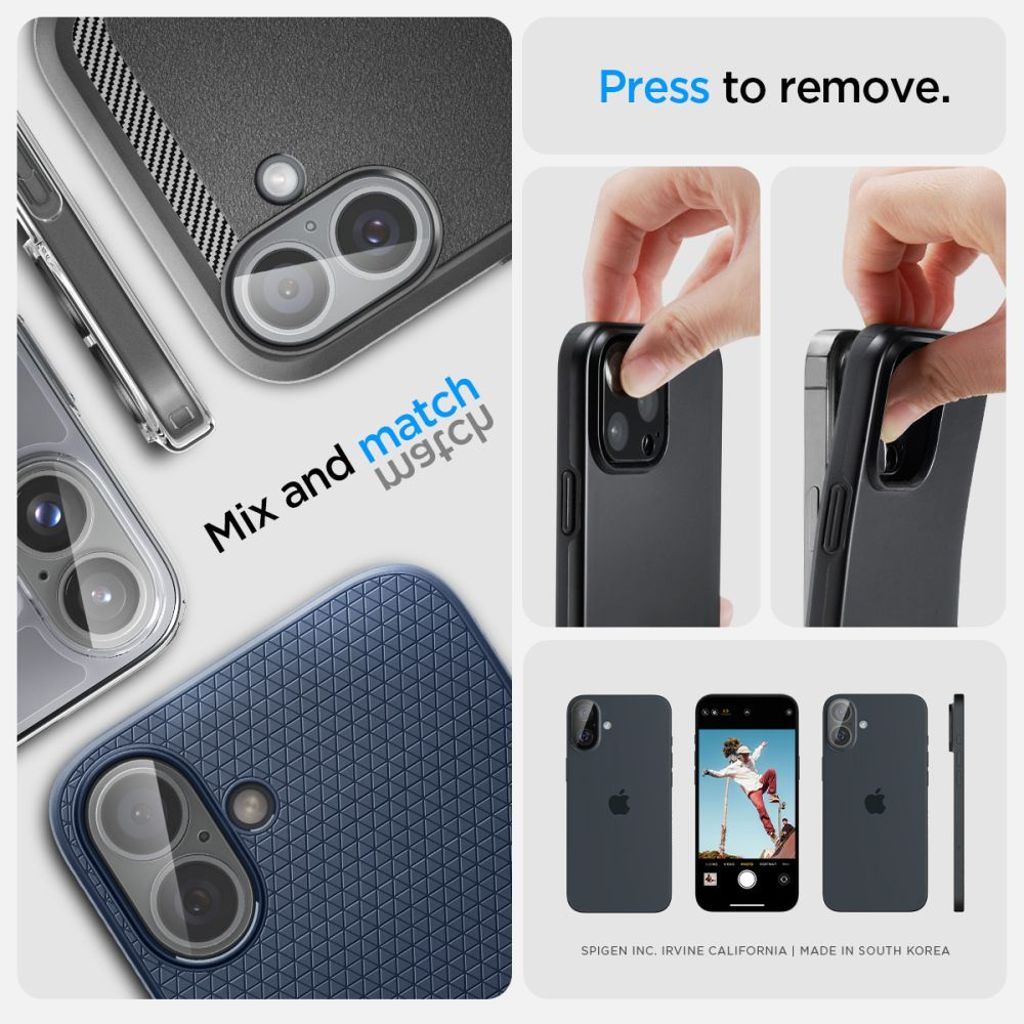 Spigen Optik Glas.tR Linssinsuoja iPhone 16/16 Plus