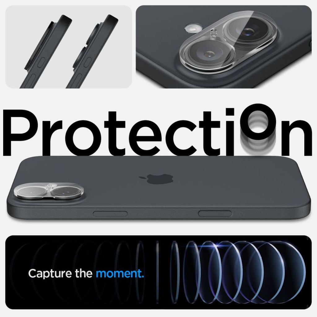 Spigen Optik Glas.tR Linssinsuoja iPhone 16/16 Plus