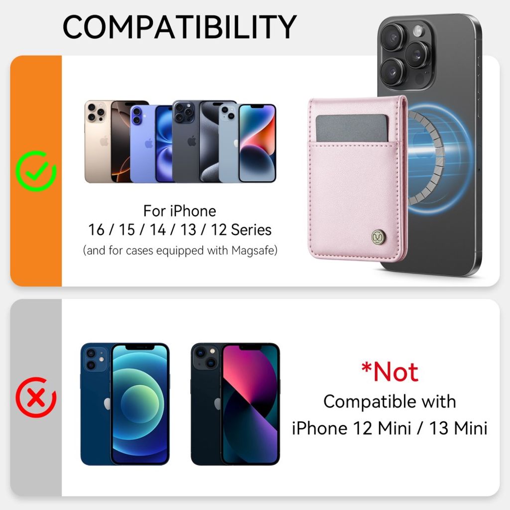 JEEHOOD iPhone 12 Pro Max Skal med MagSafe - Rosa