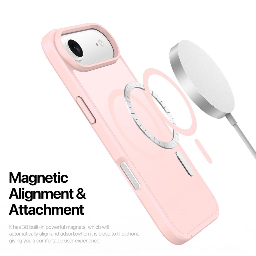 DUX DUCIS iPhone 17 Air Cover med MagSafe - Lyserød