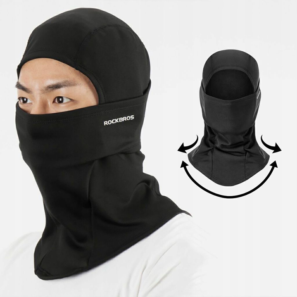 Rockbros Sports Balaklava Isoleret - Sort