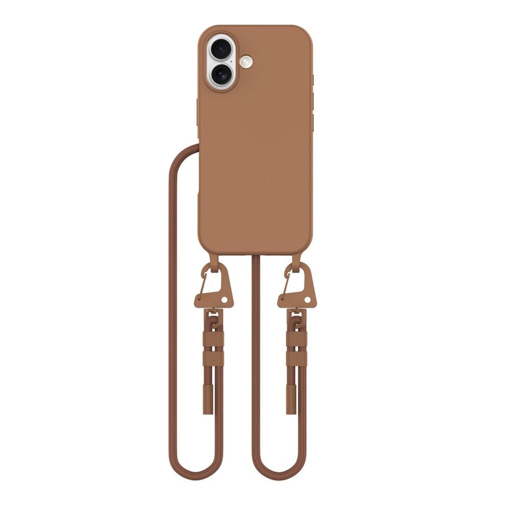 Tech-Protect MagNecklace MagSafe Case for iPhone 16 - Brown