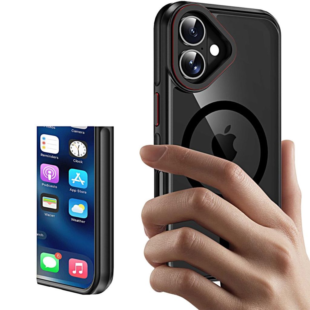 Tech-Protect MagHybrid MagSafe Case for iPhone 16 - Black
