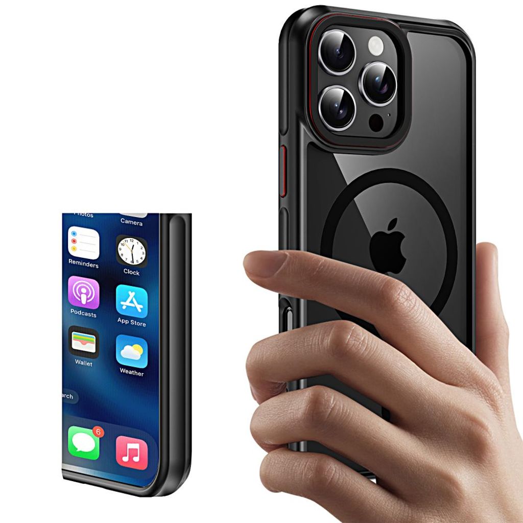 Tech-Protect MagHybrid MagSafe Case for iPhone 16 Pro - Black