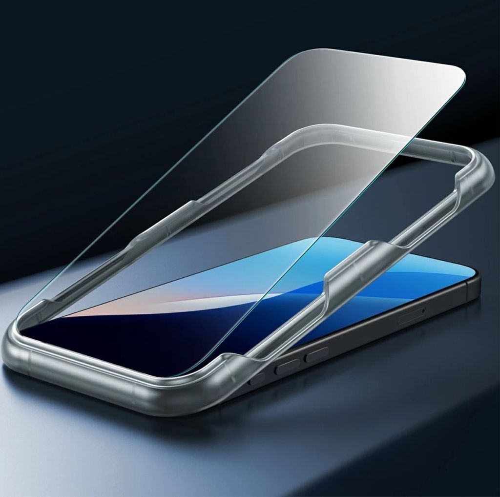 ESR Classic Hybrid Halolock MagSafe Set Cover & Skærmbeskyttelse til iPhone 16 - Gennemsigtig