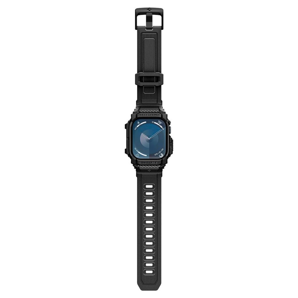 Spigen Rugged Armor Pro Watch Strap for Apple Watch 10 (42mm) - Black
