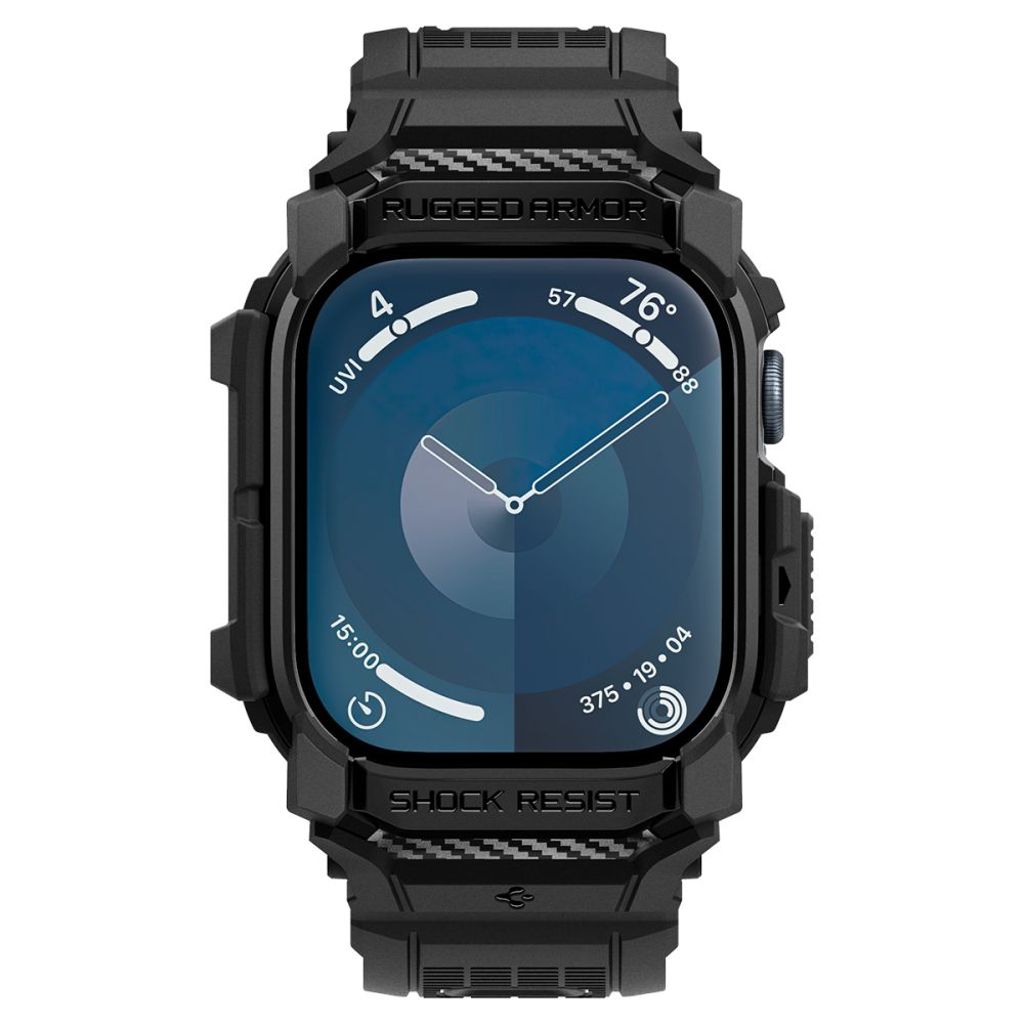 Spigen Rugged Armor Pro Watch Strap for Apple Watch 10 (42mm) - Black