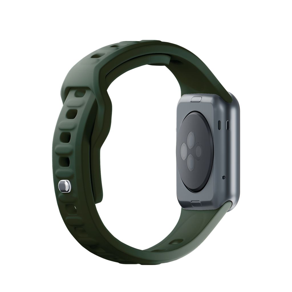 3mk Silikoni Kellonranneke Apple Watch 38/40/41mm - Vihreä