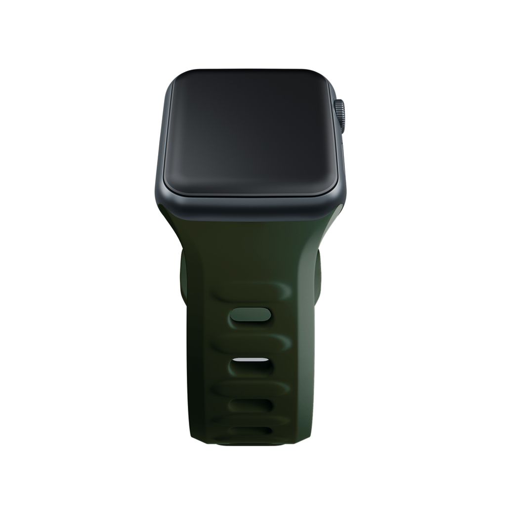 3mk Silikoni Kellonranneke Apple Watch 38/40/41mm - Vihreä