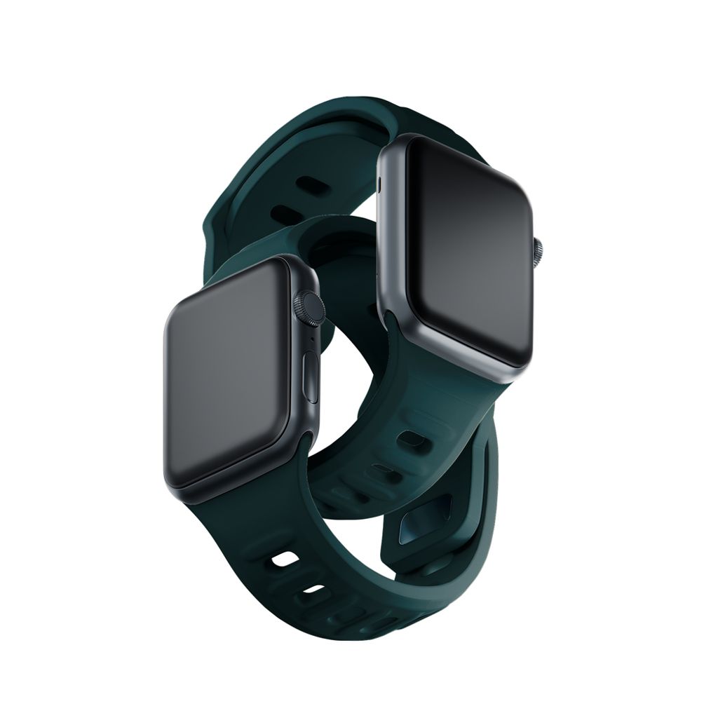 3mk Silikoni Kellonranneke Apple Watch 38/40/41mm - Vihreä