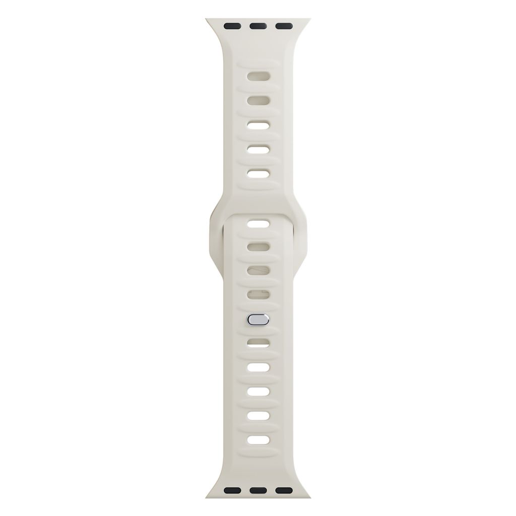 3mk Silikoni Kellonranneke Apple Watch 38/40/41mm  - Valkoinen