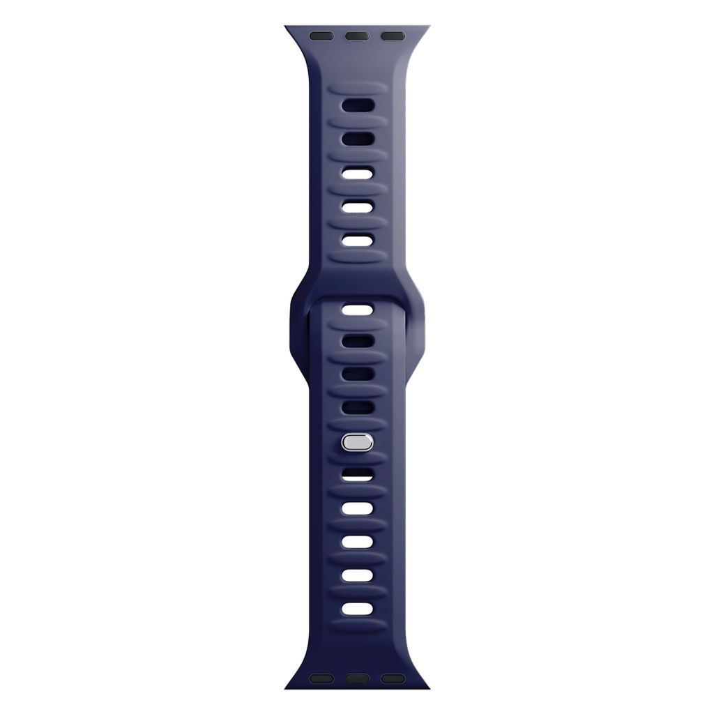 3mk Silikon Kockarmband till Apple Watch 38/40/41mm - Blå