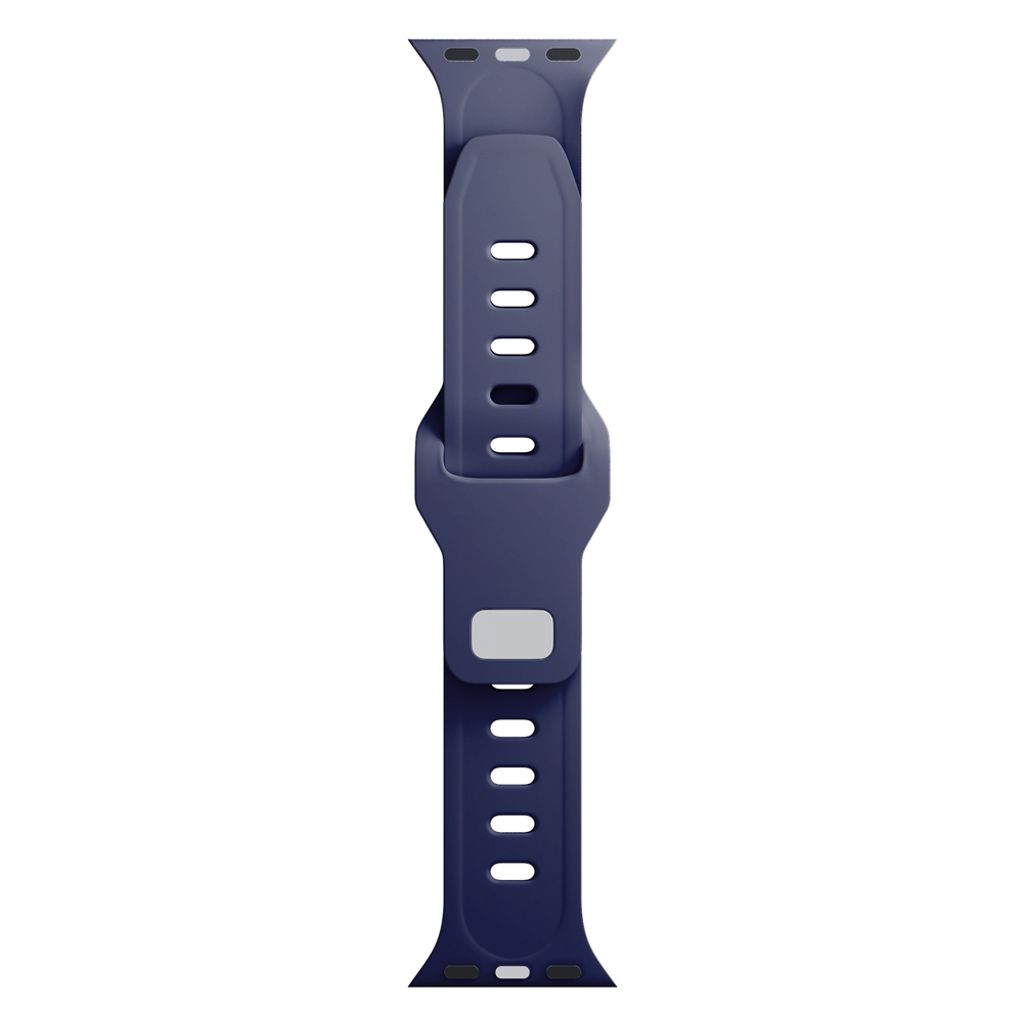 3mk Silikon Kockarmband till Apple Watch 38/40/41mm - Blå