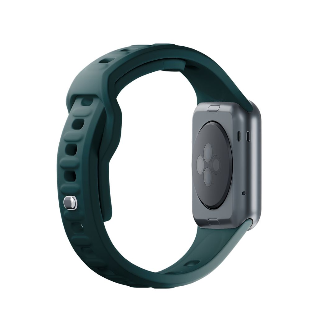 3mk Silikoni Kellonranneke Apple Watch 42/44/45/49mm - Vihreä