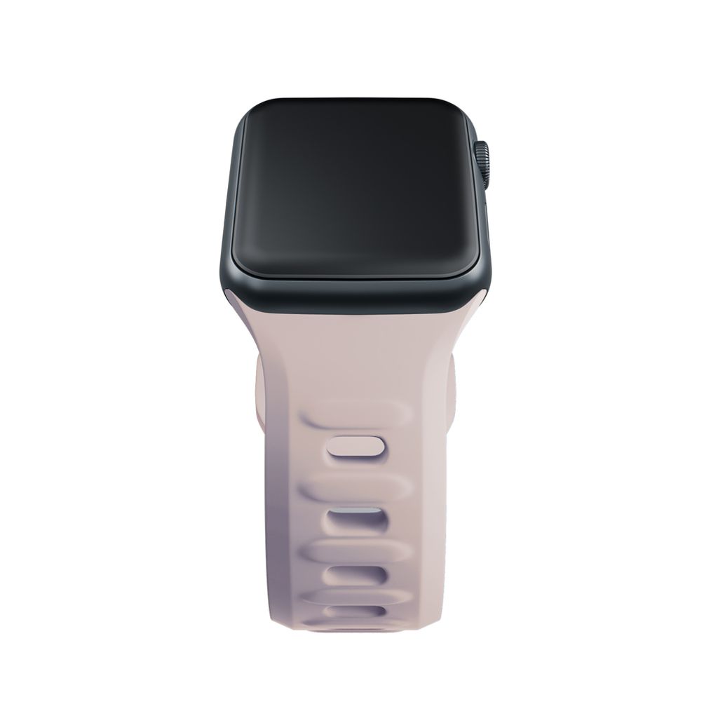 3mk Silikoni Kellonranneke Apple Watch 42/44/45/49mm  - Beige