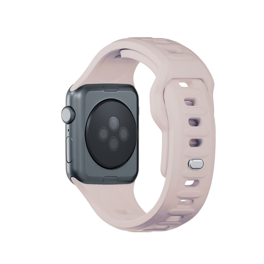 3mk Silikoni Kellonranneke Apple Watch 42/44/45/49mm  - Beige