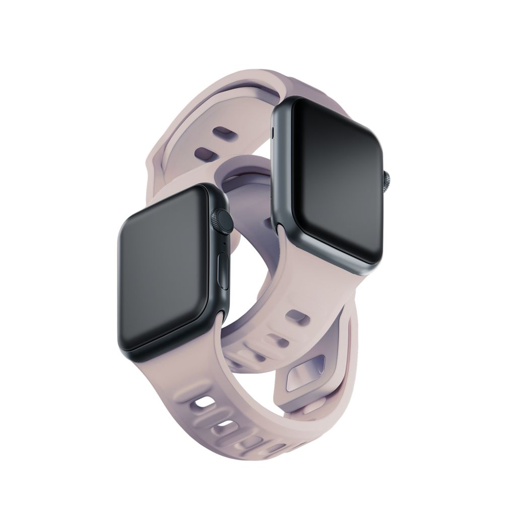 3mk Silikoni Kellonranneke Apple Watch 42/44/45/49mm  - Beige