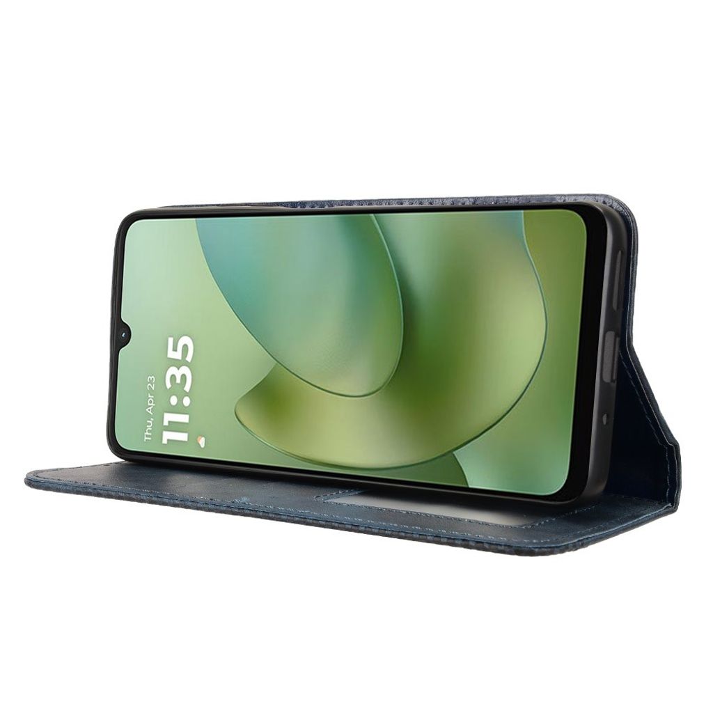 Motorola Moto G06 Power 4G / G06 4G Wallet Cover with Stand – Blue