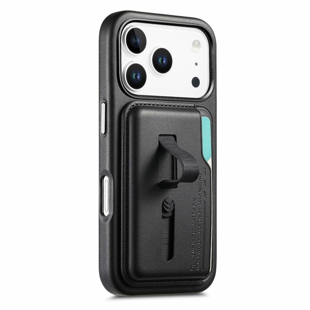 iPhone 17 Pro Max MagSafe lommebokdeksel med kortholder – svart
