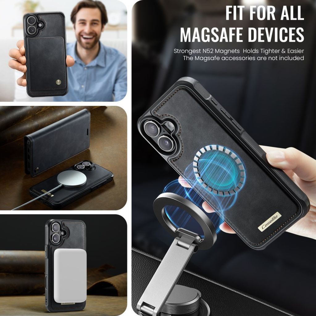 CASEME iPhone 17 Etui med MagSafe - Svart