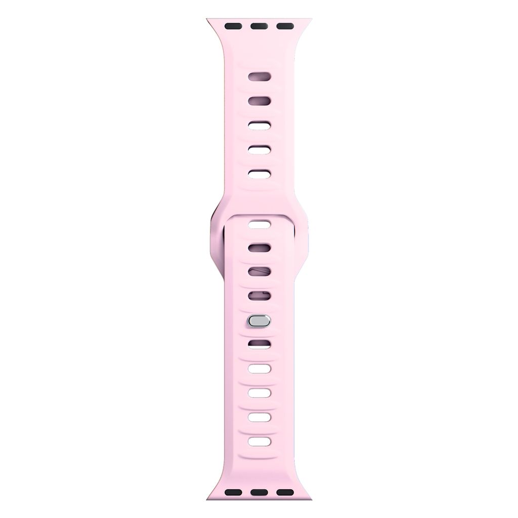 3mk Silikoni Kellonranneke Apple Watch 38/40/41mm  - Vaaleanpunainen