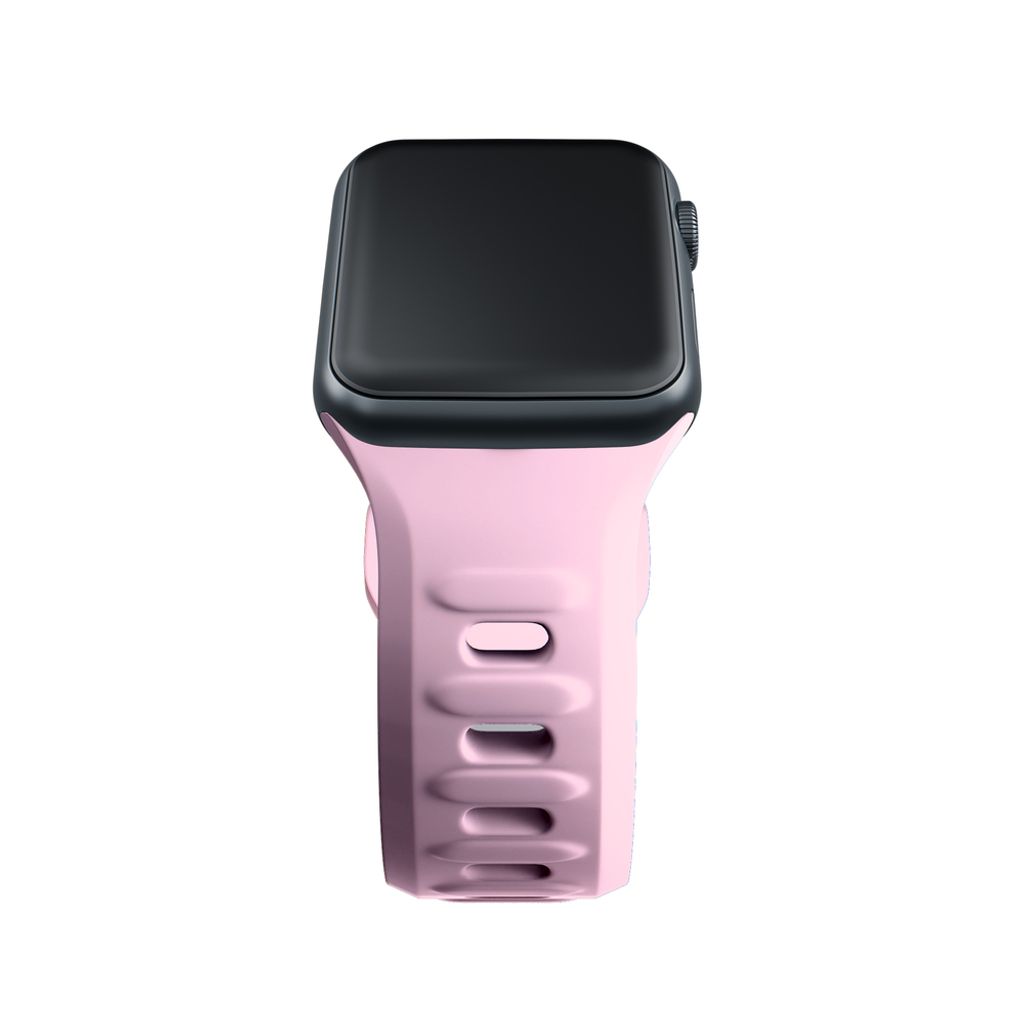 3mk Silikoni Kellonranneke Apple Watch 38/40/41mm  - Vaaleanpunainen