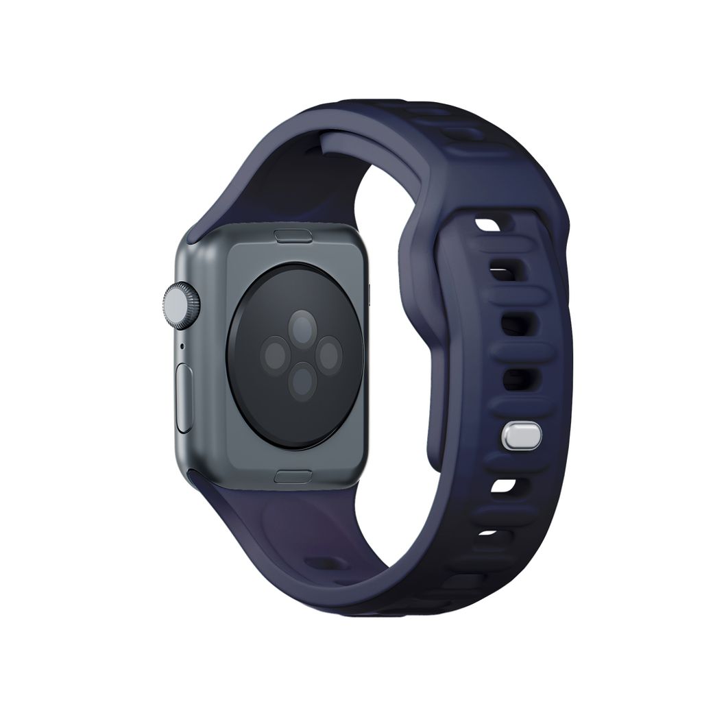3mk Silikoni Kellonranneke Apple Watch 42/44/45/49mm  - Harmaa