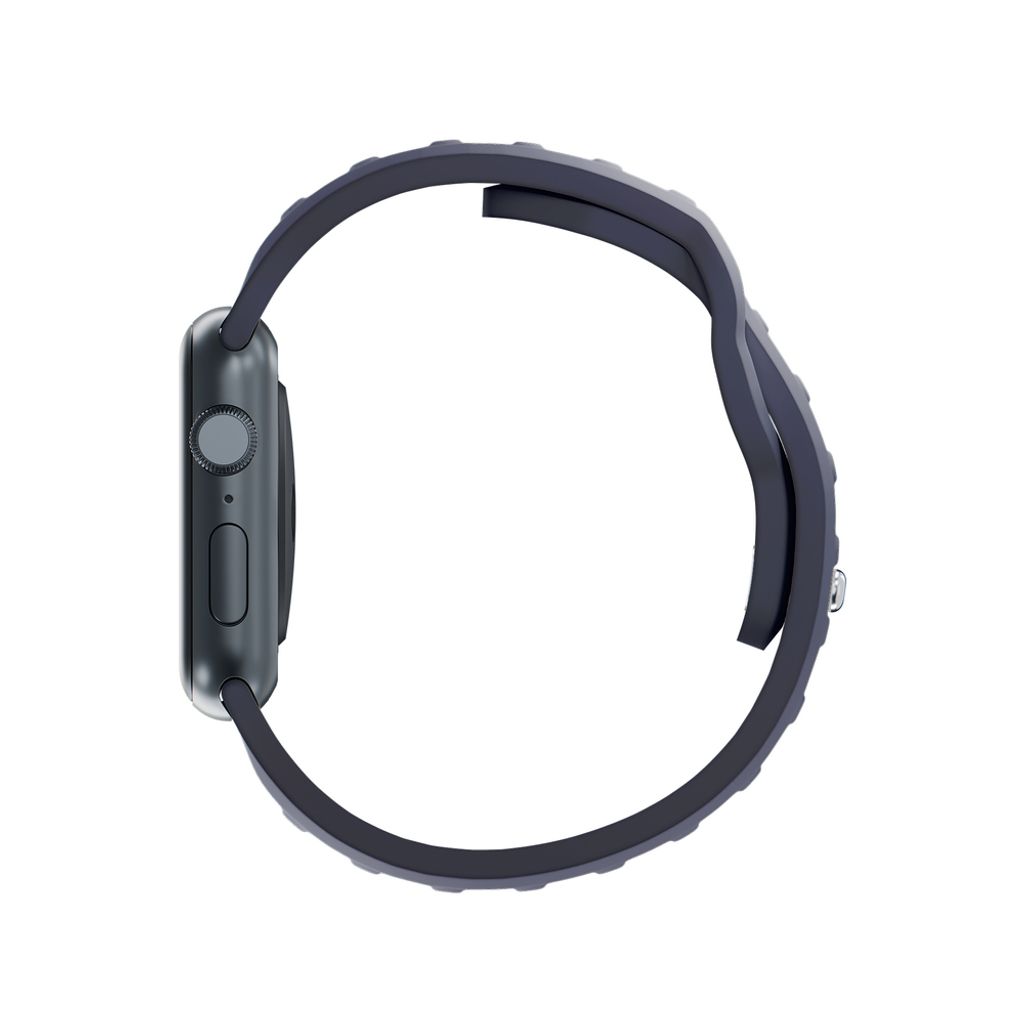 3mk Silikoni Kellonranneke Apple Watch 42/44/45/49mm  - Harmaa