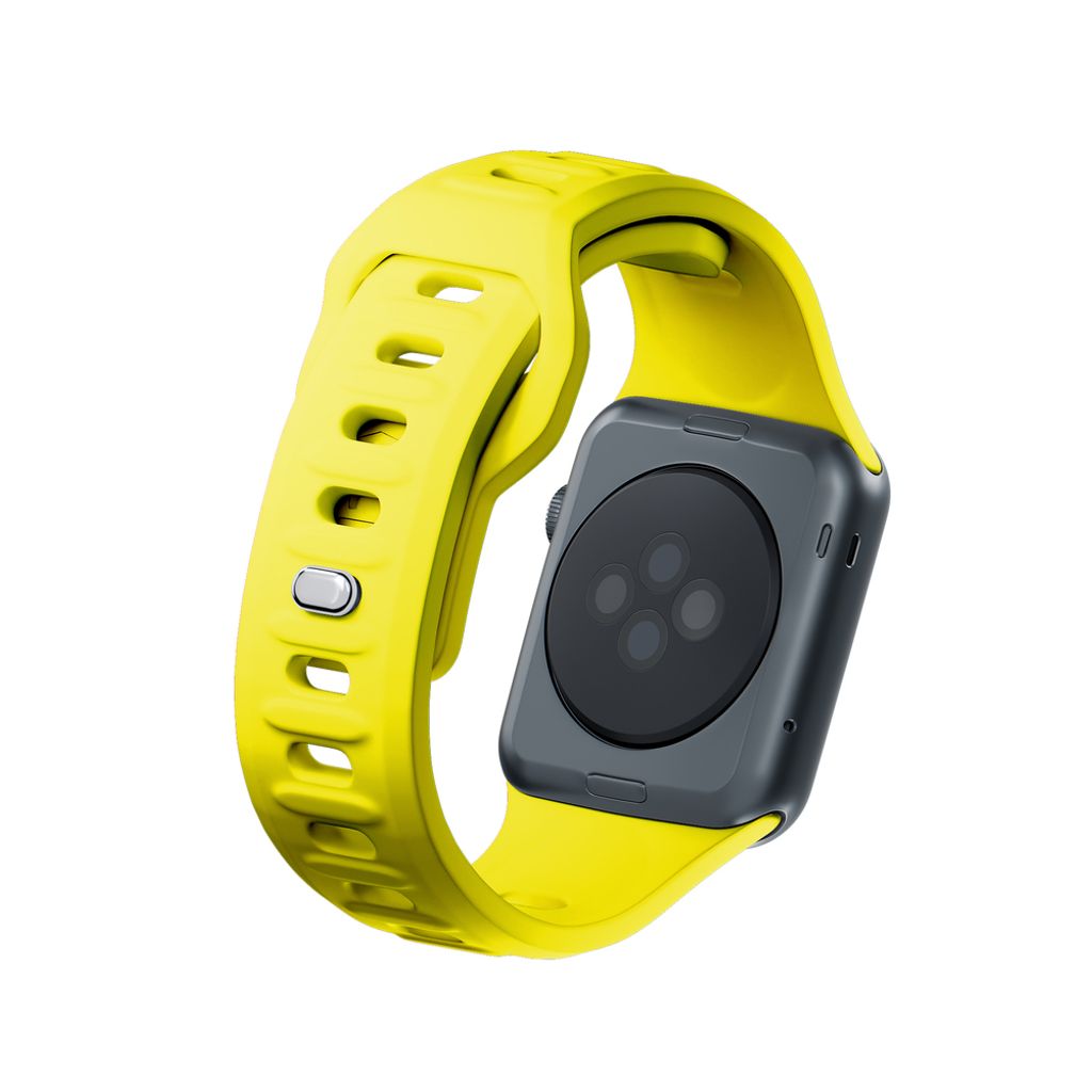 3mk Silikoni Kellonranneke Apple Watch 38/40/41mm  - Keltainen