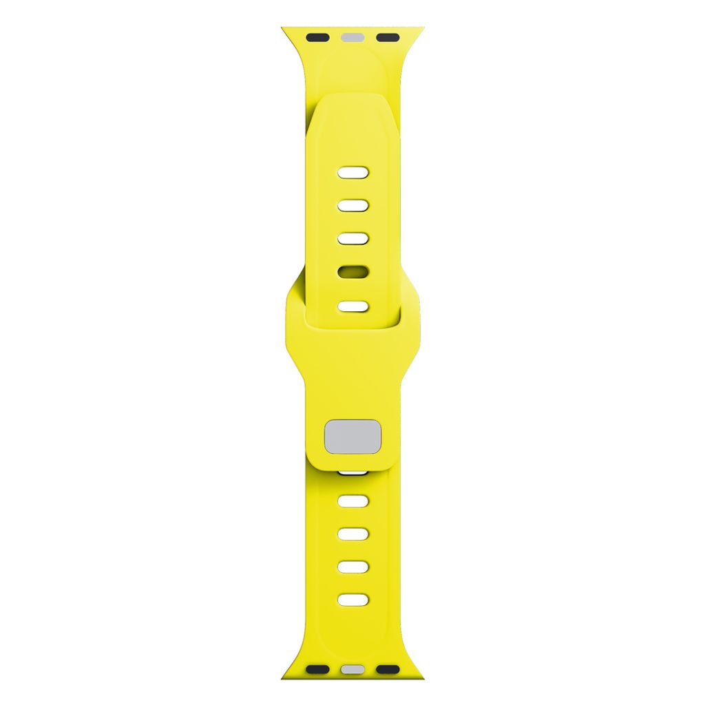 3mk Silikoni Kellonranneke Apple Watch 38/40/41mm  - Keltainen