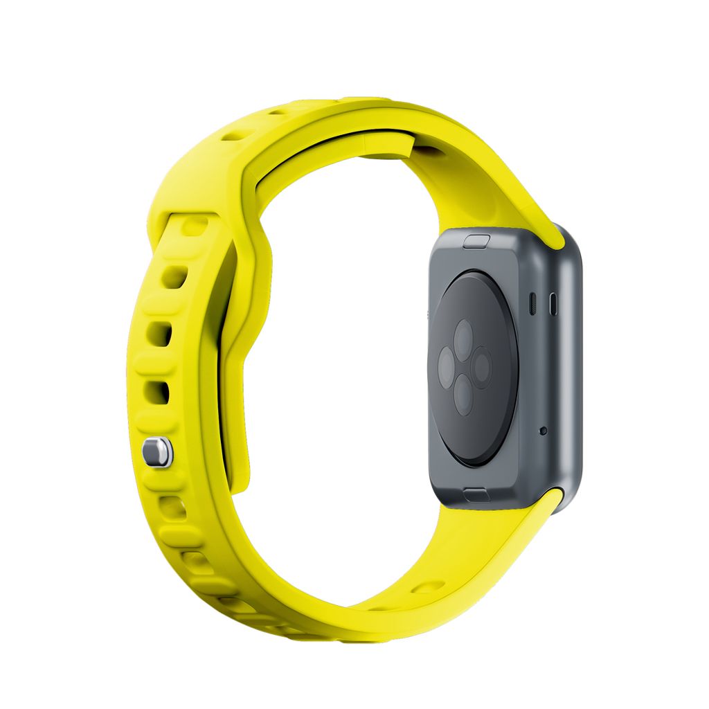 3mk Silikoni Kellonranneke Apple Watch 38/40/41mm  - Keltainen