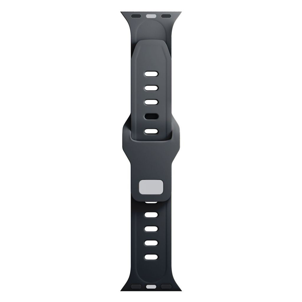 3mk Silikoni Kellonranneke Apple Watch 38/40/41mm  - Musta