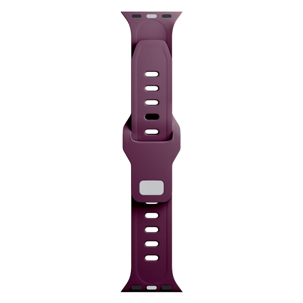 3mk Silikoni Kellonranneke Apple Watch 42/44/45/49mm - Burgundi