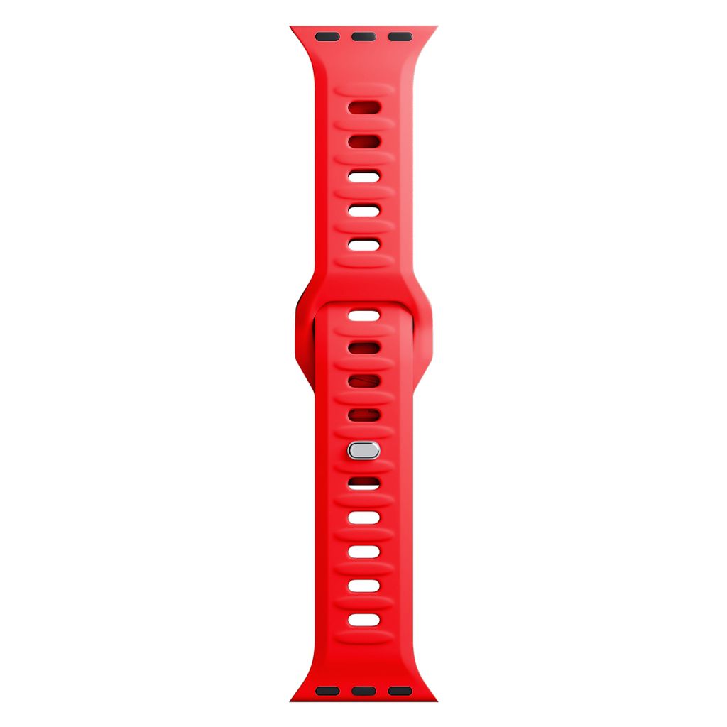3mk Silikoni Kellonranneke Apple Watch 38/40/41mm - Punainen