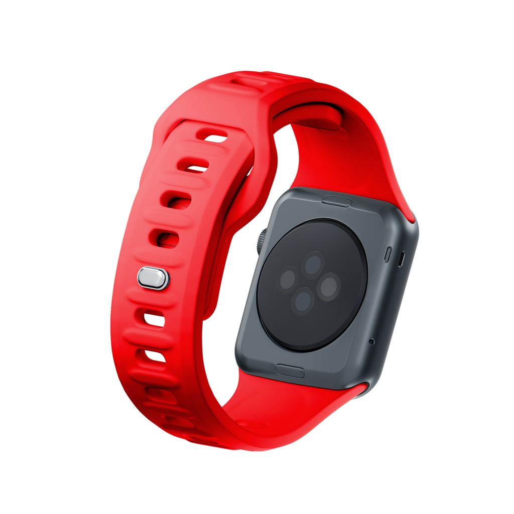 3mk Silikoni Kellonranneke Apple Watch 38/40/41mm - Punainen