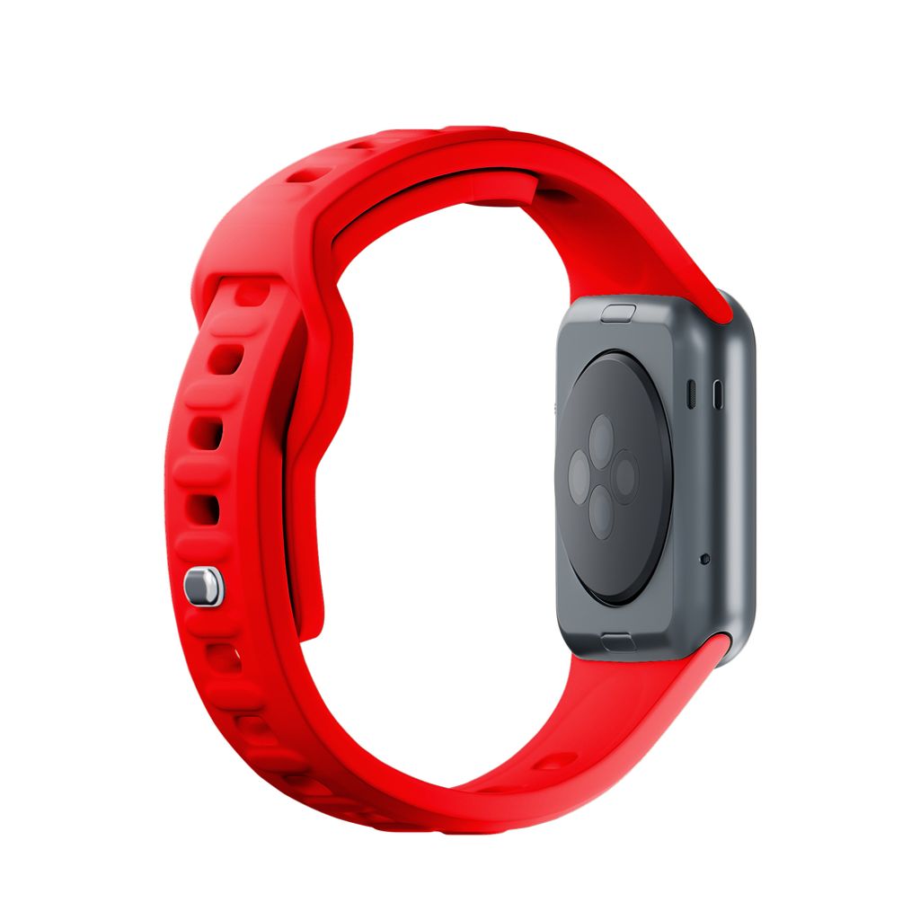3mk Silikoni Kellonranneke Apple Watch 38/40/41mm - Punainen