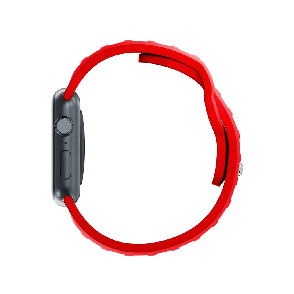 3mk Silikoni Kellonranneke Apple Watch 42/44/45/49mm - Punainen