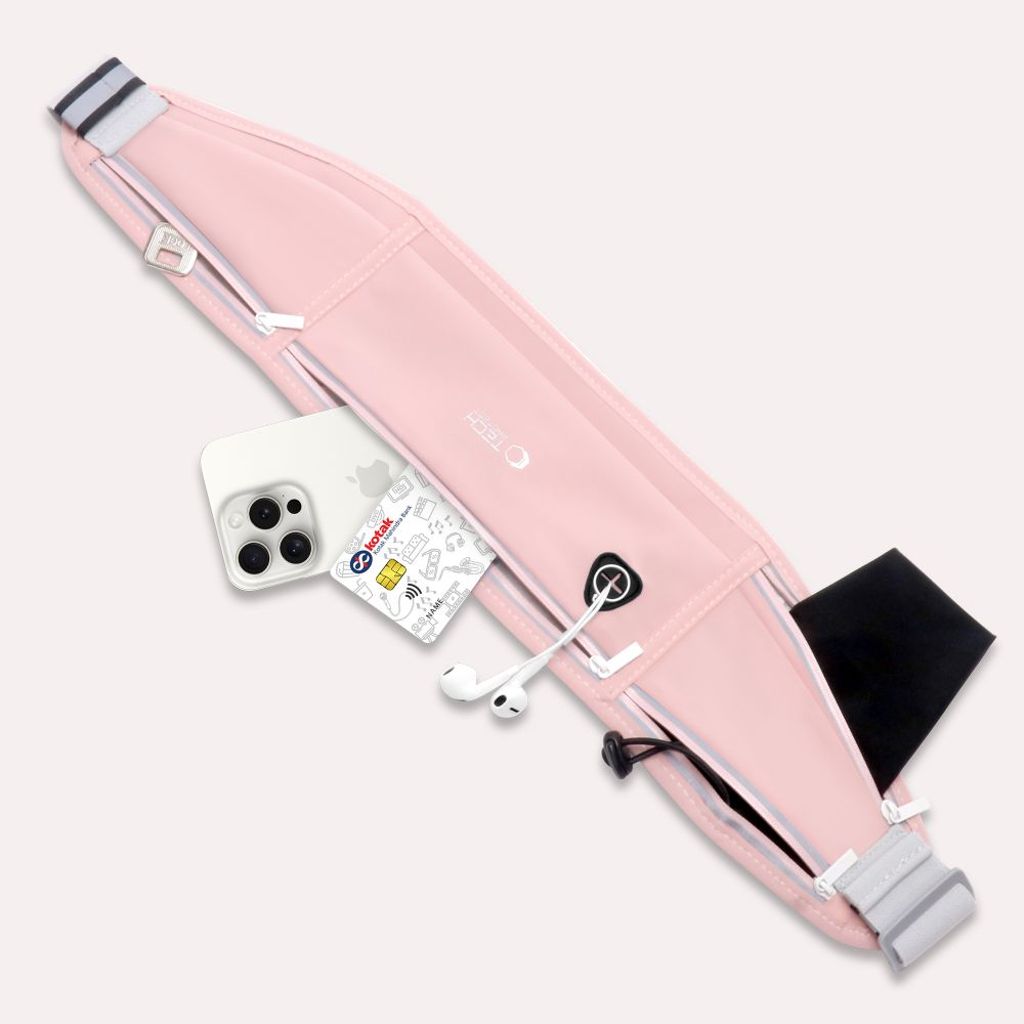 Tech-Protect M3 urheiluvyölaukku – vaaleanpunainen