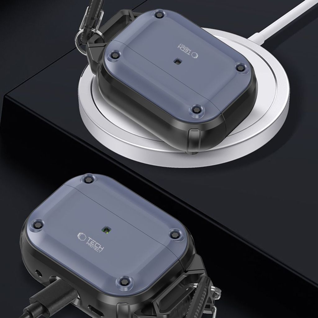 Tech-Protect Rough Hook Case for AirPods Pro 1 / 2 - Blue