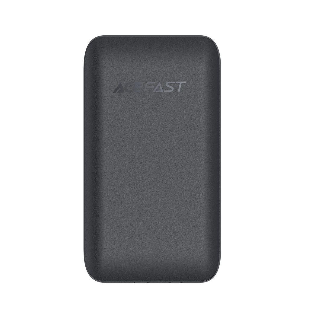 Acefast A100 65W GaN Charger Ultra Slim – svart, 2x USB-C+USB-A