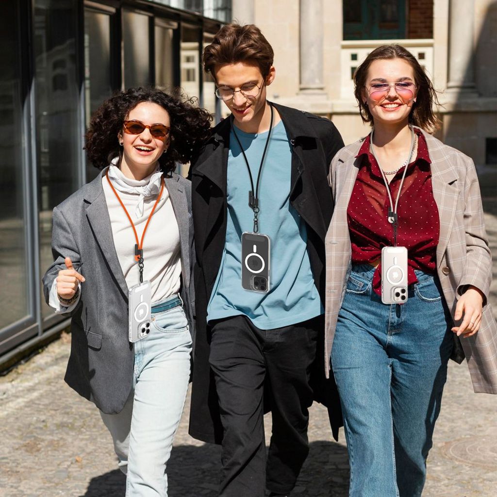 Tech-Protect C1S puhelinhihna > Crossbody > Orange