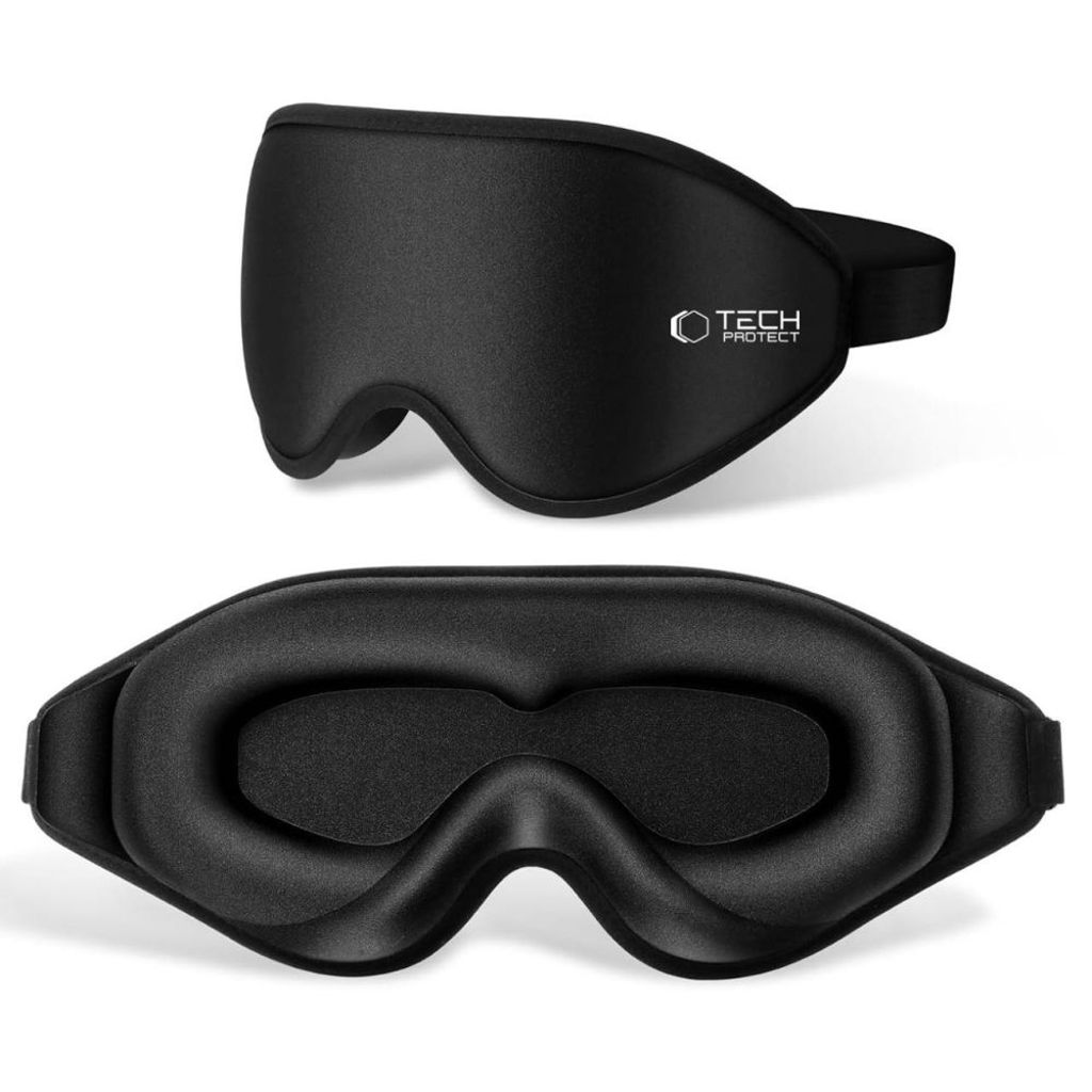 Tech-Protect Eyeshade Sovmask – Svart