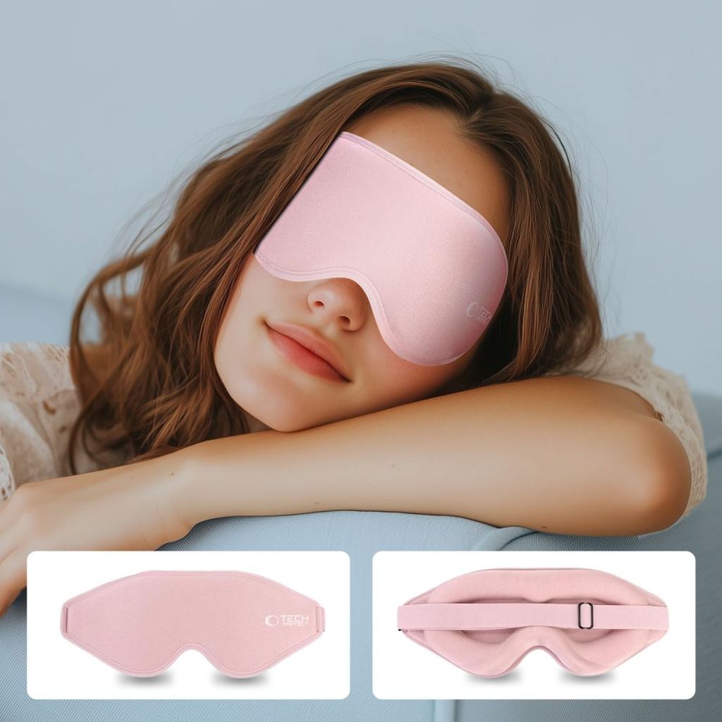 Tech-Protect Eyeshade sovemaske – rosa