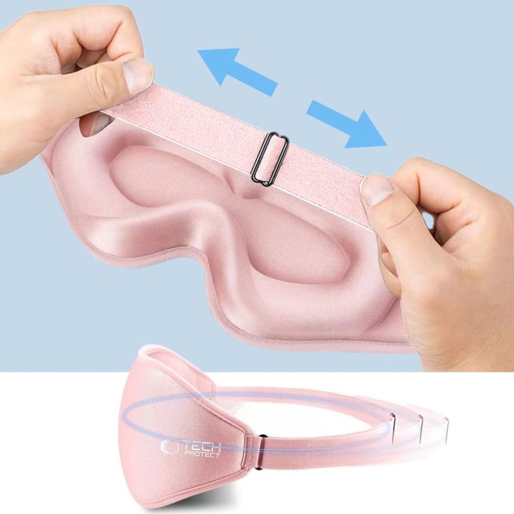 Tech-Protect Eyeshade sovemaske – rosa