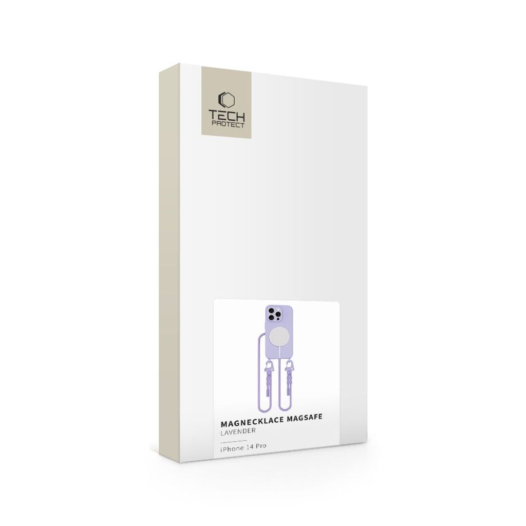 Tech-Protect MagNecklace MagSafe Cover til iPhone 14 Pro - Lavender