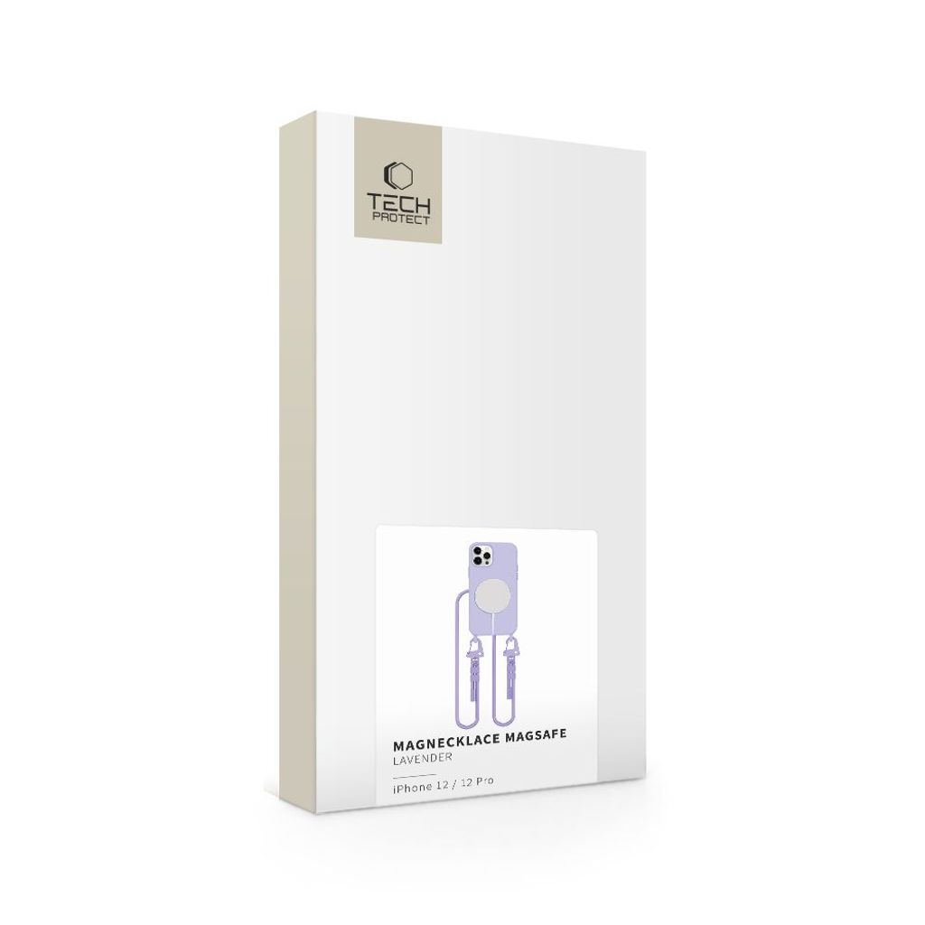 Tech-Protect MagNecklace MagSafe Deksel til iPhone 12/12 Pro - Lavender